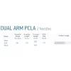 PCLA DUAL ARM 21G110-300mm